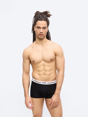 BOSS - Calzoncillo boxer 'Responsible' en azul: frente