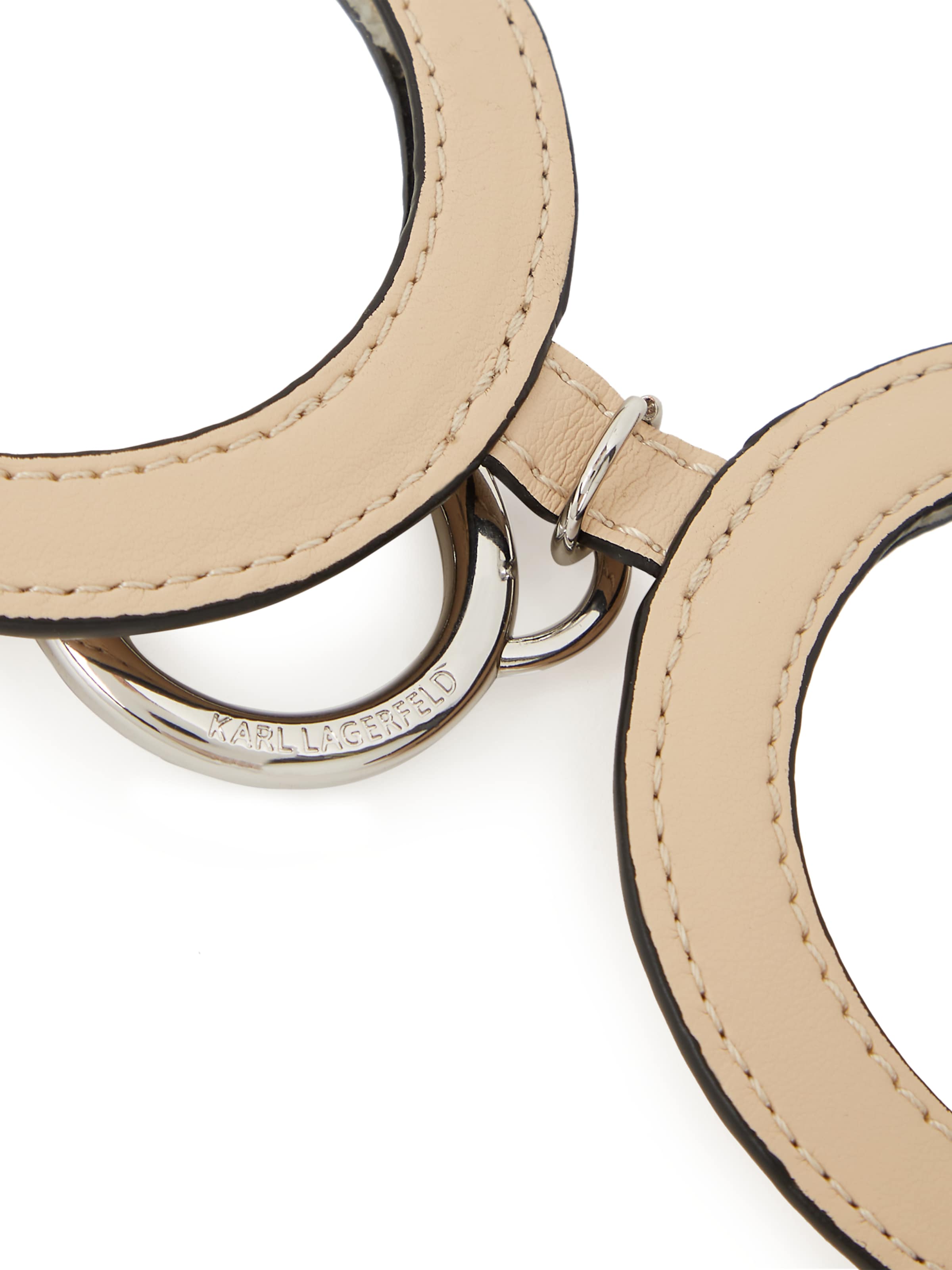 Karl Lagerfeld Přívěsek na klíče ' IKON MIRROR ' – hnědá