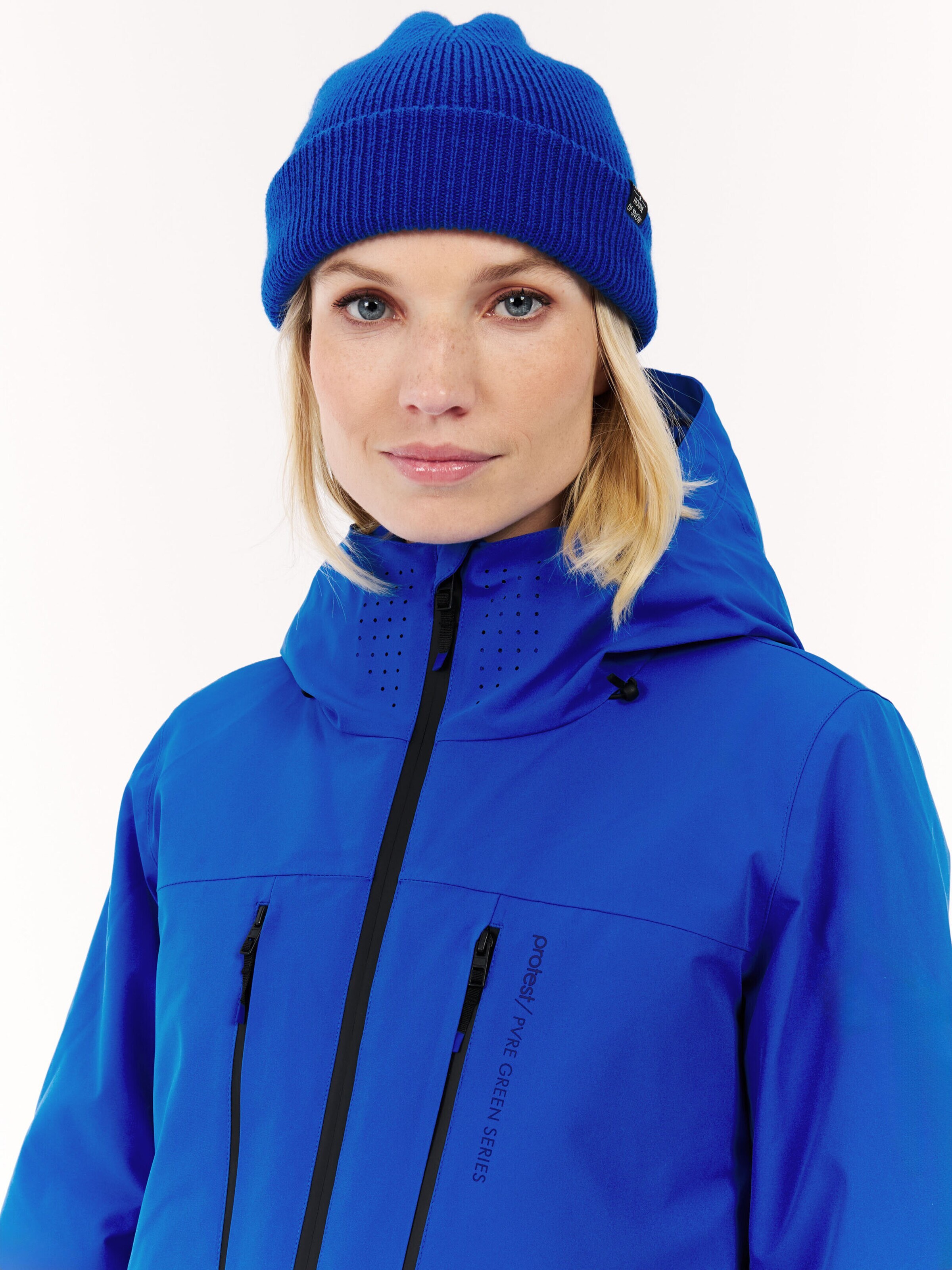 PROTEST Sportjacke 'PRTBEVERLY'‌‌‌ in Blau
