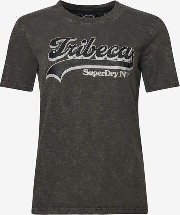 T-shirt Superdry en gris : devant