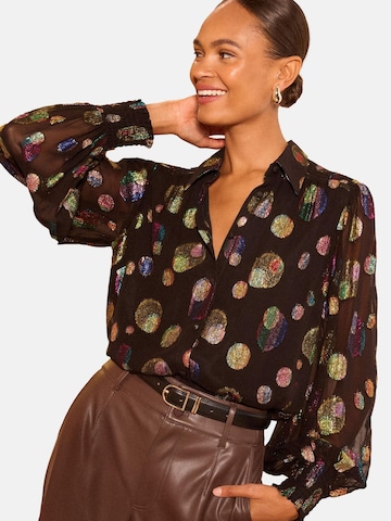 love & roses Блуза в кафяво: отпред