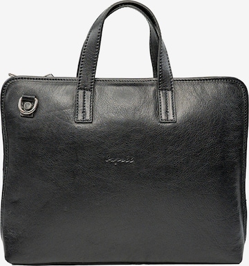 bupell Laptoptasche 'Pietro' in Schwarz: Vorderseite