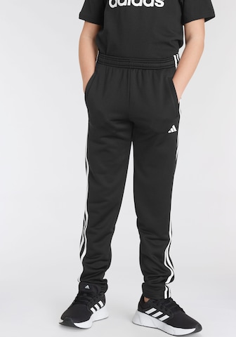 Regular Pantaloni sport 'Train Essentials Aeroready 3-Stripes -Fit' de la ADIDAS SPORTSWEAR pe negru: față