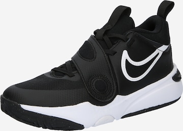 NIKE Sports shoe 'Team Hustle D 11' in Black: front