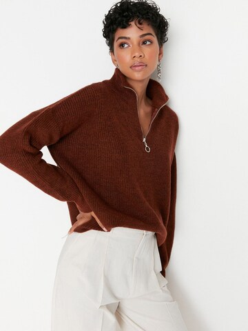 Trendyol Pullover in Braun