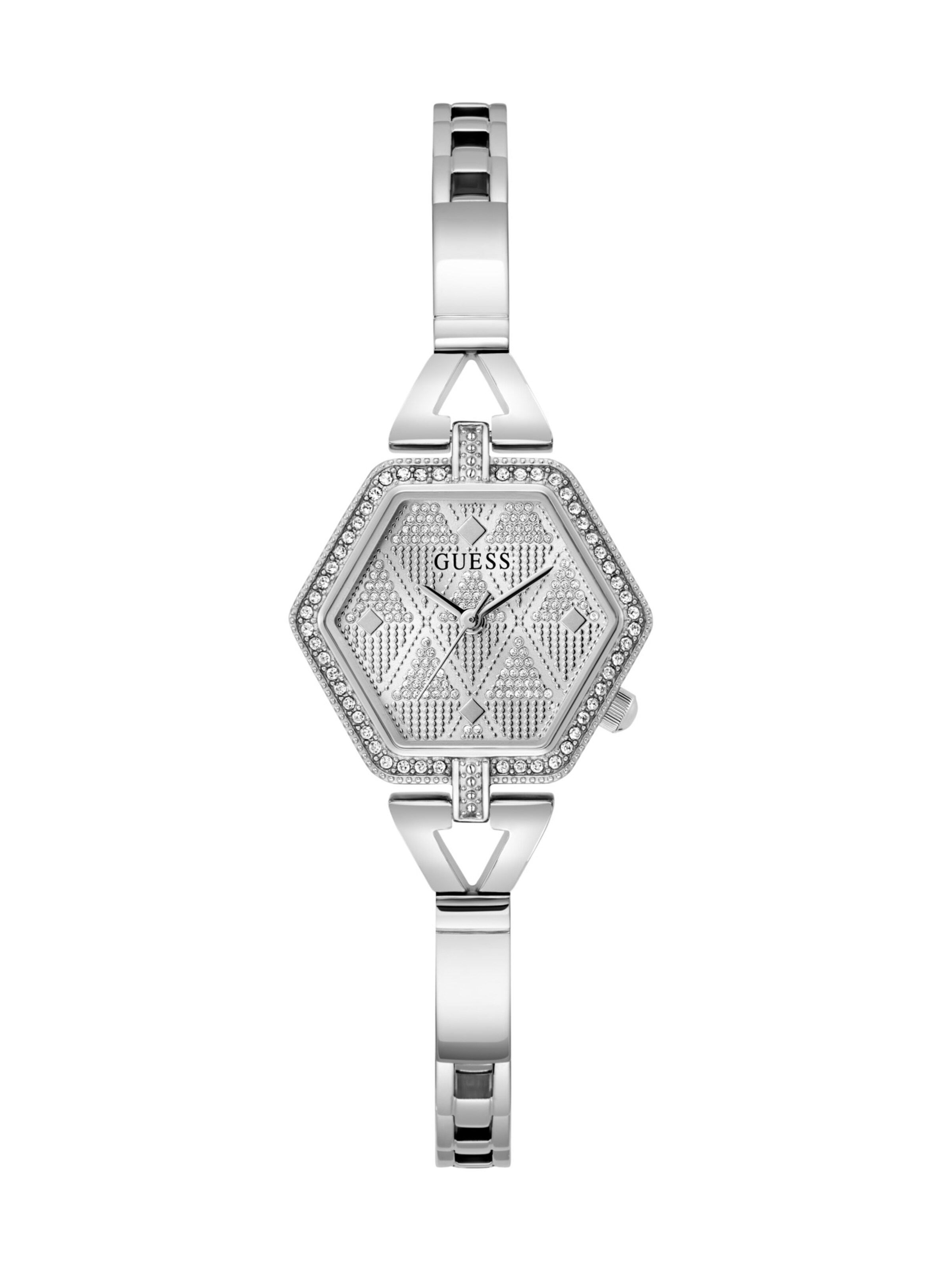Montre à affichage analogique 'GD AUDREY' GUESS en argent : devant