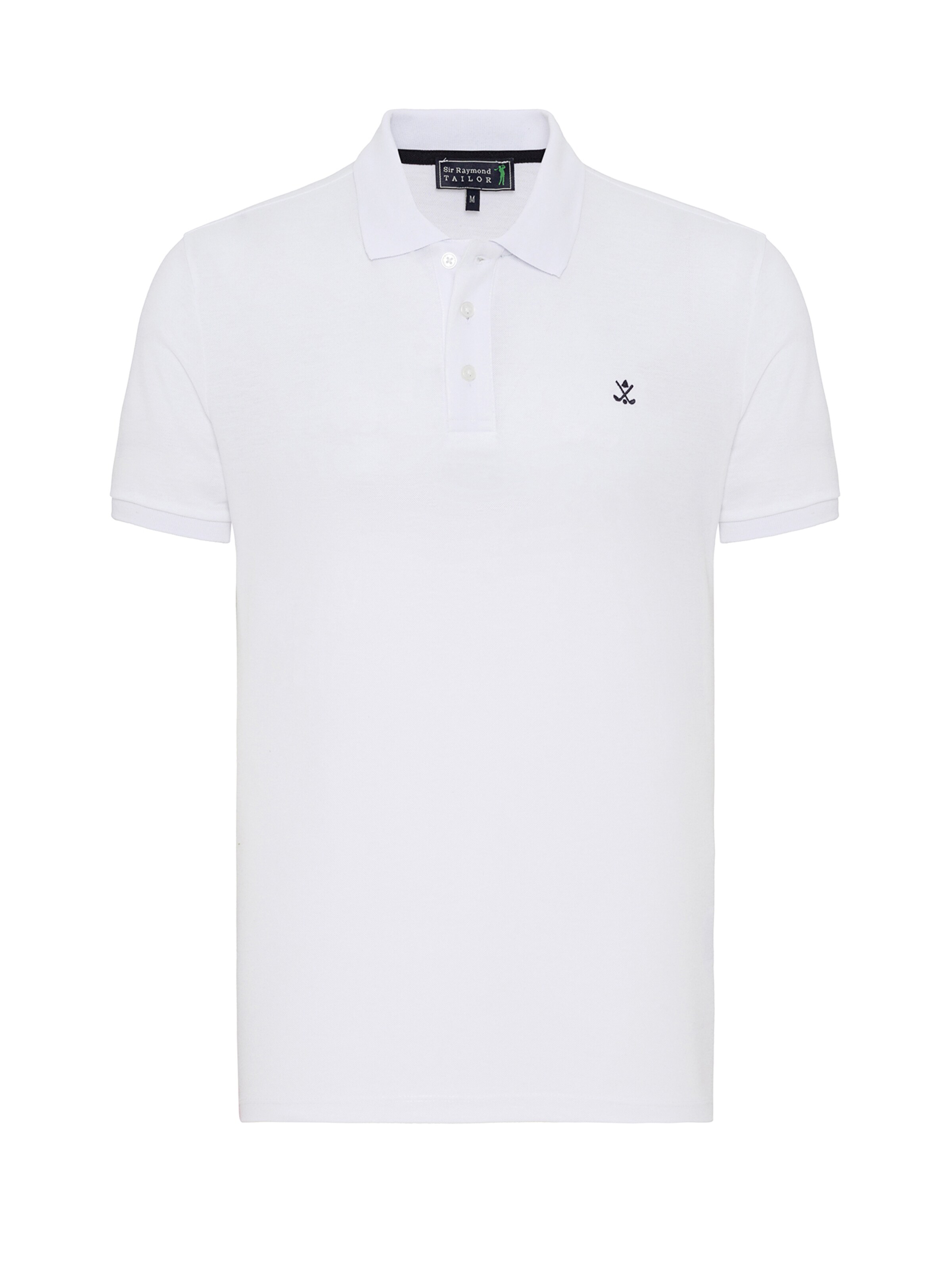 Sir Raymond Tailor Poloshirt 'Wheaton' in Weiß: Vorderseite