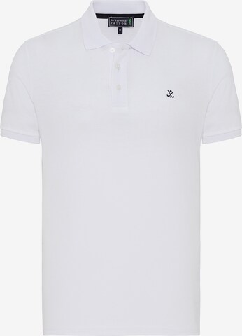 Sir Raymond Tailor Poloshirt 'Wheaton' in Weiß: predná strana