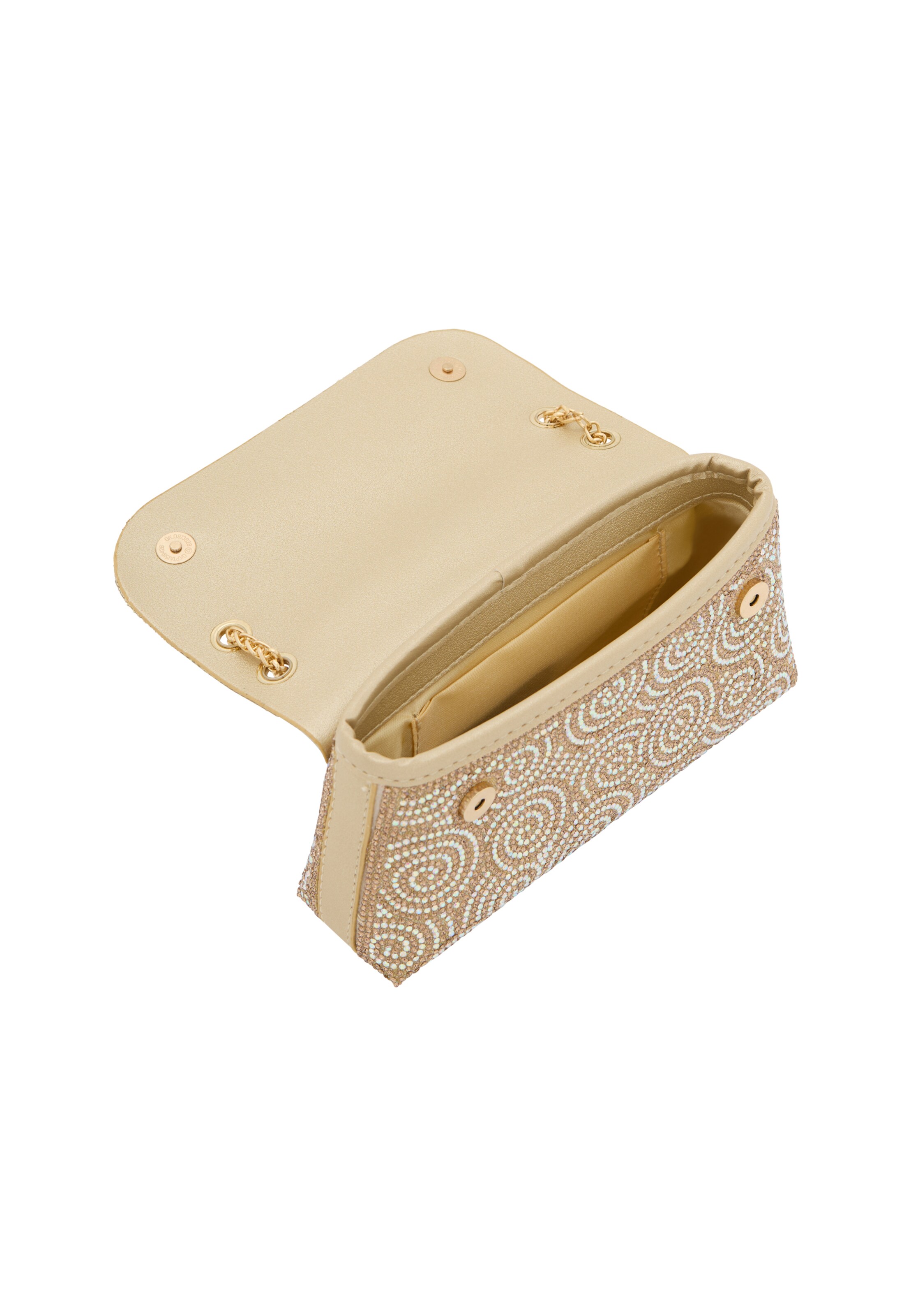 Borsa a tracolla di faina in oro