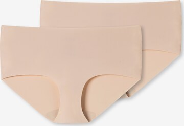 uncover by SCHIESSER Boyshorts ' 2er-Pack Uncover ' in Beige: front