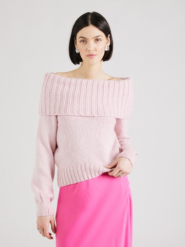 Pull-over Gina Tricot en rose : devant