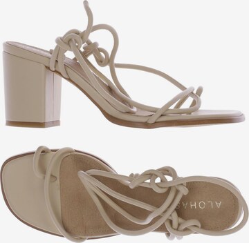 Alohas Sandals & High-Heeled Sandals in 37 in Beige: front
