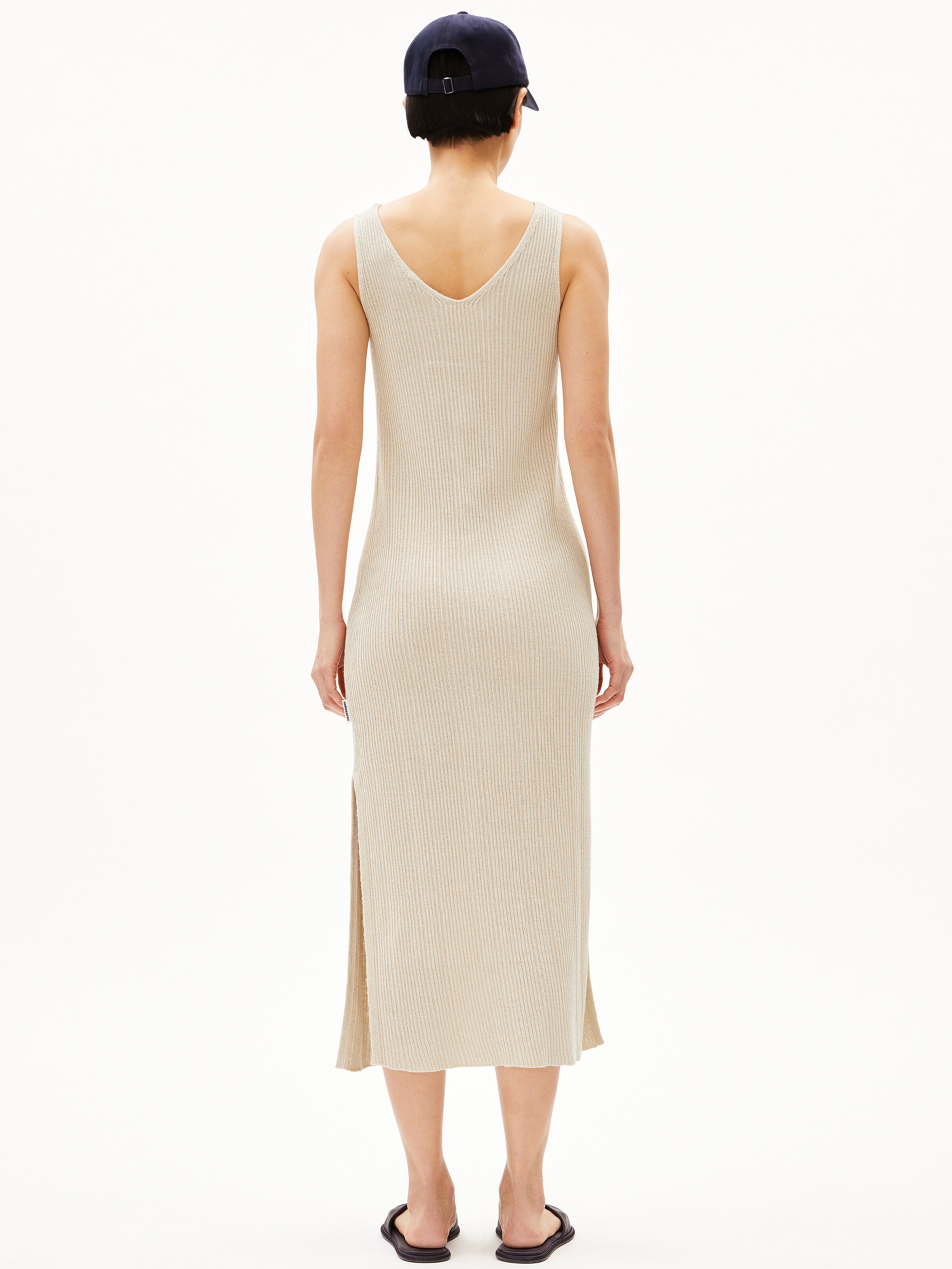 ARMEDANGELS Kleid CINDAA LINO in Weiß: Vorderseite