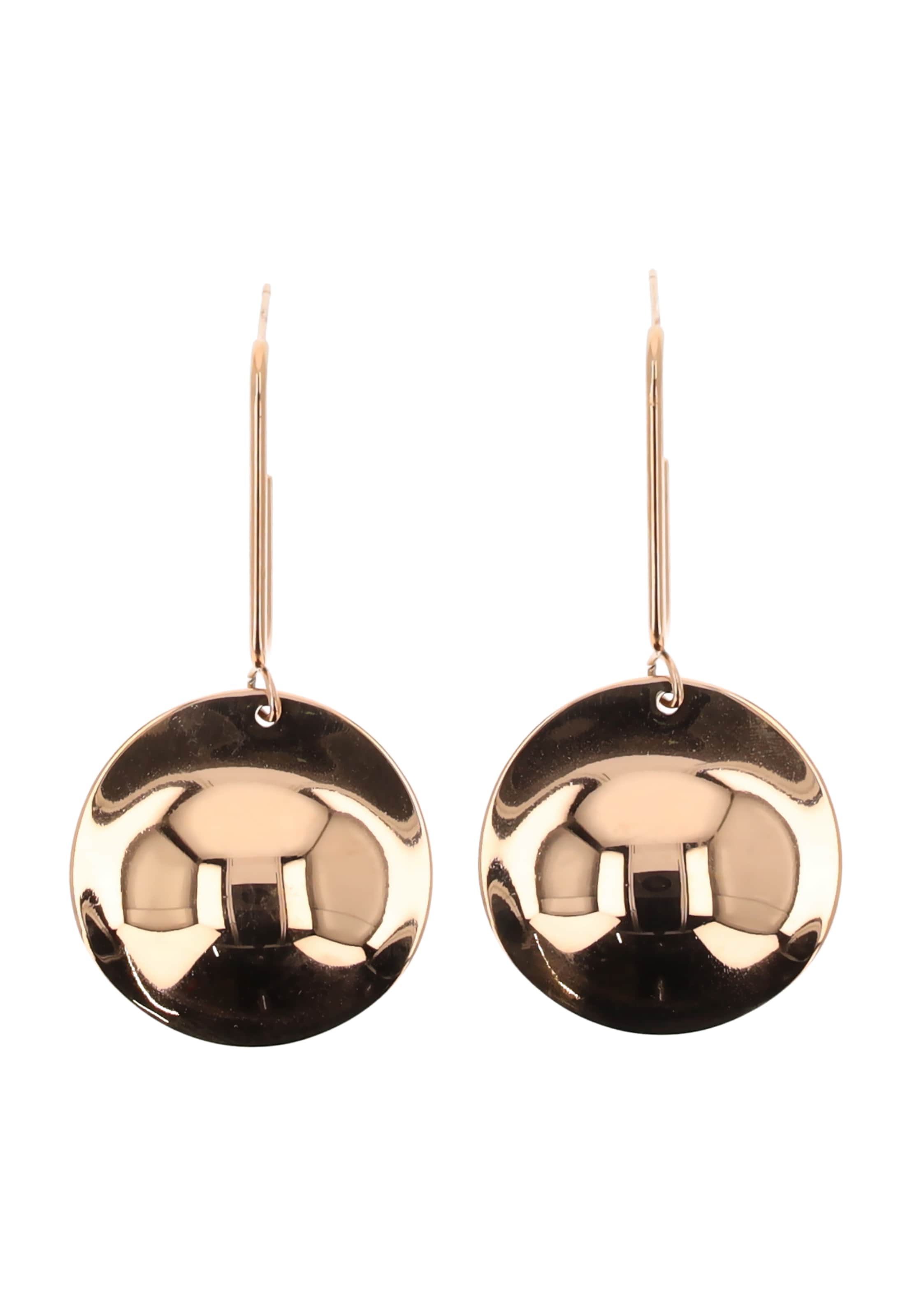 IZIA - Pendientes en oro: frente