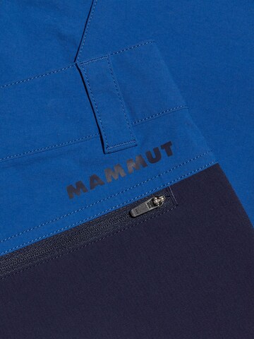 MAMMUT Regular Outdoor Pants in Blue