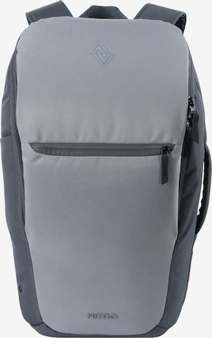 NitroBags Backpack 'Nikuro' in Grey: front