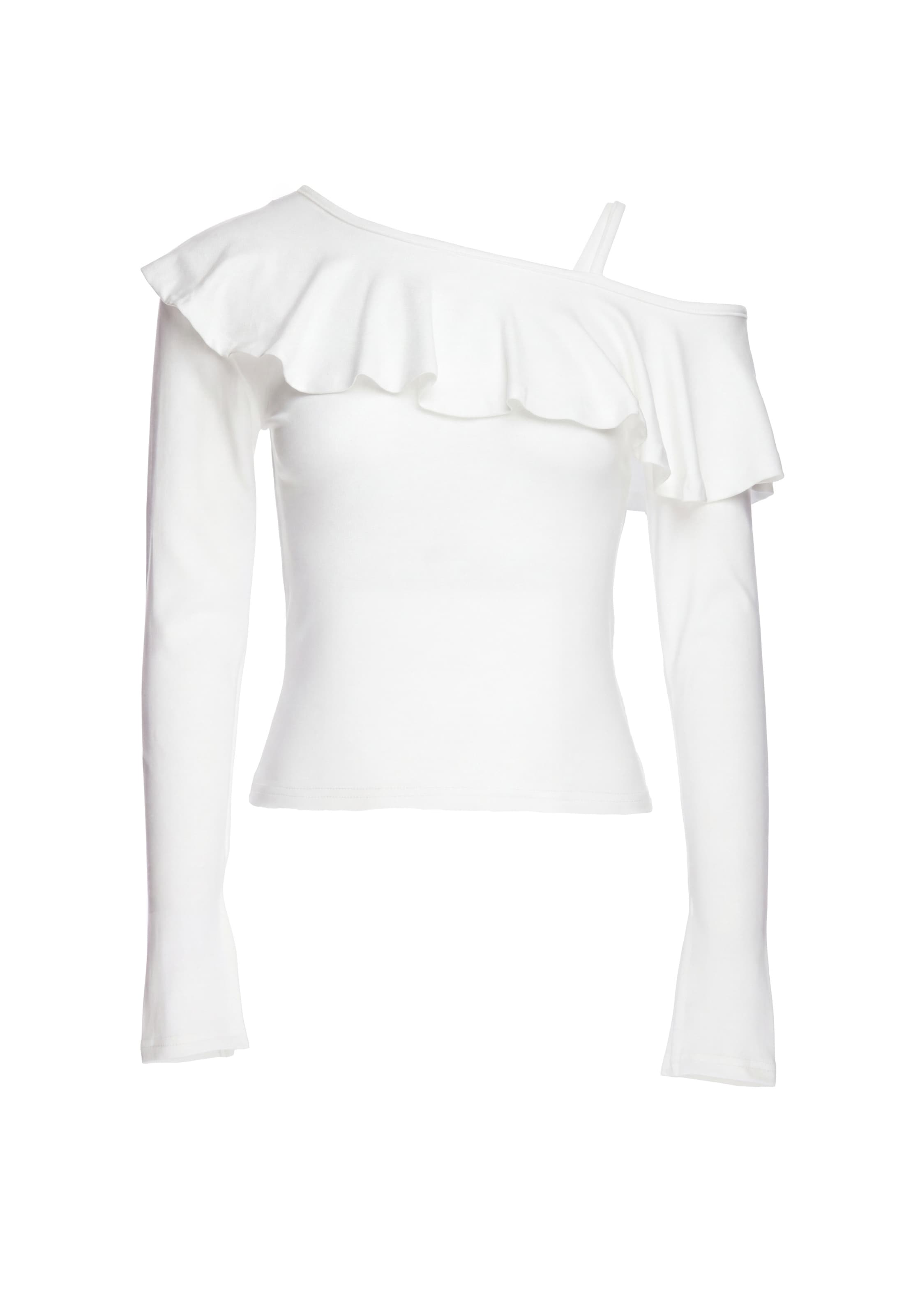 T-shirt faina en blanc : devant
