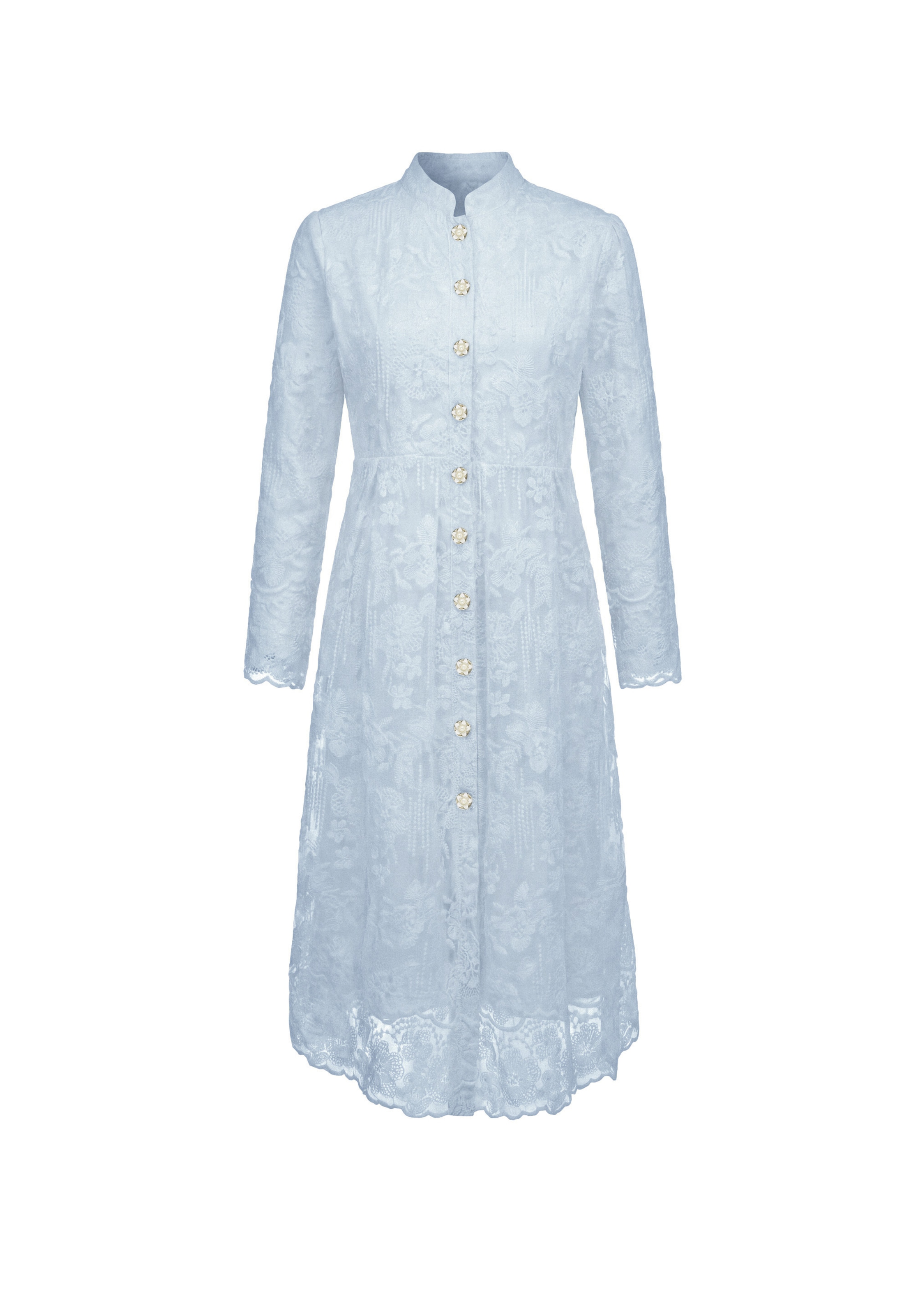 Usha Jurk in Blauw: voorkant