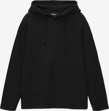 Sweat-shirt Pull&Bear en noir : devant