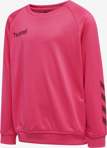 Hummel Athletic Sweatshirt 'Poly' in Pink