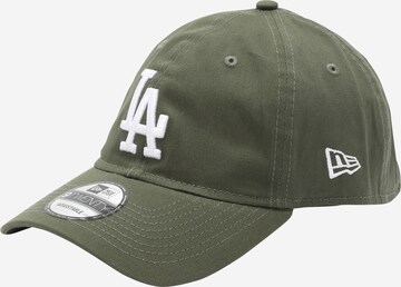 Cappello da baseball '9TWENTY' di NEW ERA in verde: frontale