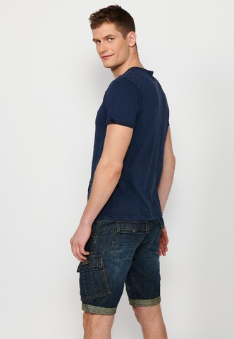 KOROSHI T-Shirt in Blau