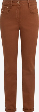 Coupe slim Pantalon Recover Pants en marron : devant