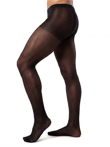 GLAMORY Lange Unterhose 'Support 40 Herrenstützstrumpfhose'‌‌‌‌‌‌‌‌‌ in Schwarz: Vorderseite