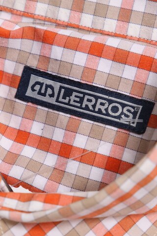 LERROS Button Up Shirt in M in Orange