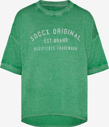 Soccx Sweatshirt in Green: front