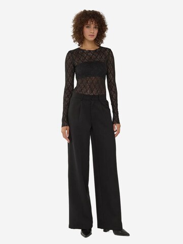 Hiccup Shirt Bodysuit in Black