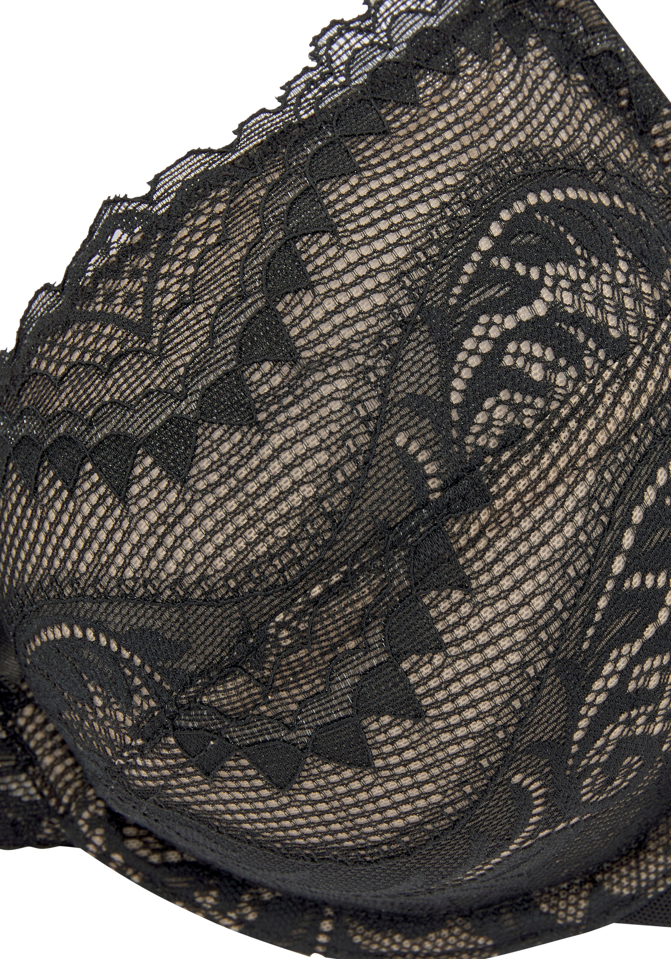 Minimizer Reggiseno di PETITE FLEUR GOLD in nero