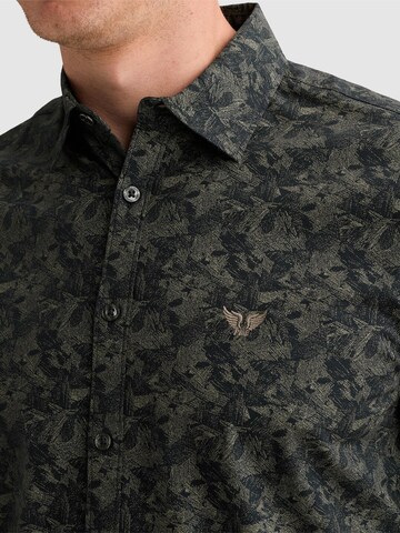 PME Legend Regular Fit Paita 'Shirt with allover print and embroidered logo' värissä sininen