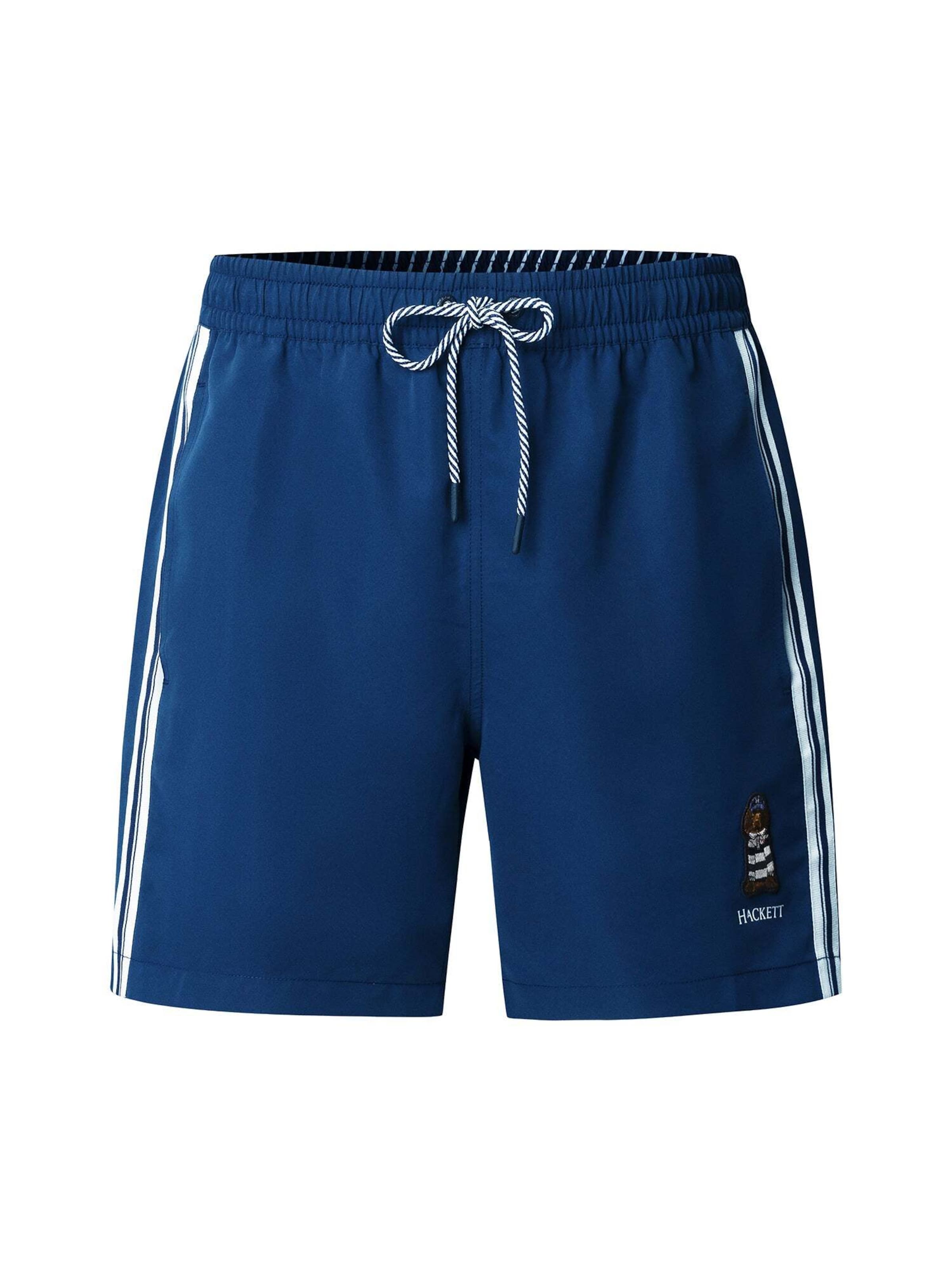 Shorts de bain 'HARRY PLACED' Hackett London en bleu : devant