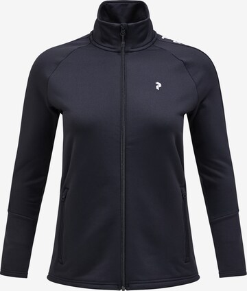 PEAK PERFORMANCE Outdoor Jacket 'Rider' in Black: front