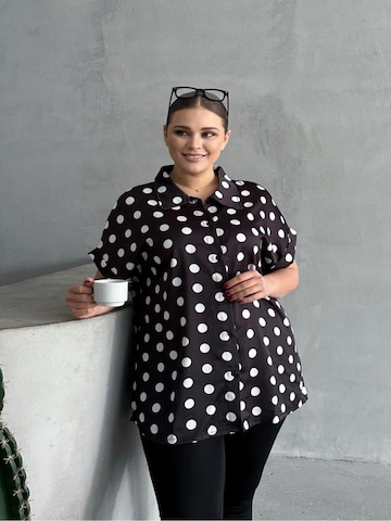 Stil Diva Shirt‌‌‌‌‌ in Schwarz: Vorderseite