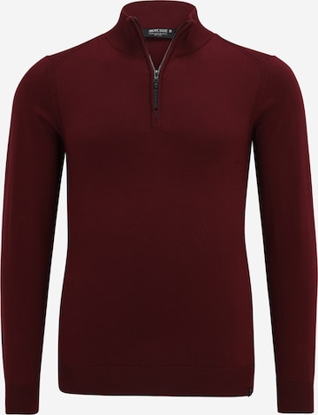 Pull-over 'Ancona' INDICODE en rouge : devant