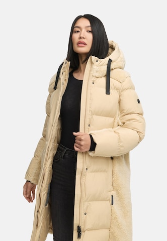 NAVAHOO Wintermantel in Beige: voorkant