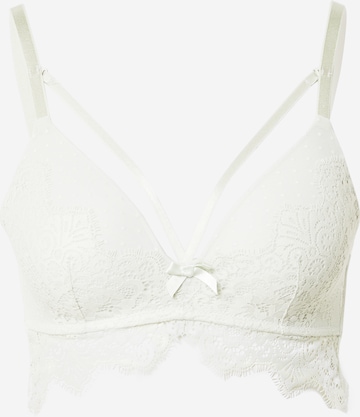 Hunkemöller T-shirt Behå 'Marilee' i beige: framsida