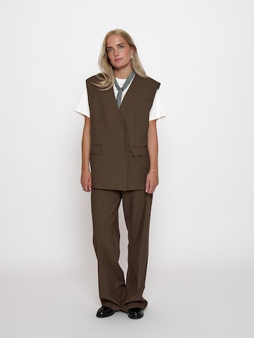 minus Wide leg Broek 'Welma' in Bruin