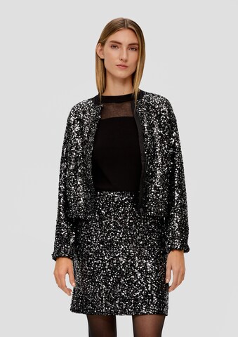 s.Oliver BLACK LABEL Rock in Schwarz: Vorderseite