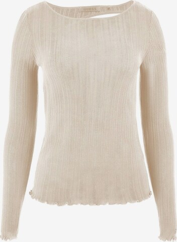 GUESS Sweater in Beige: front