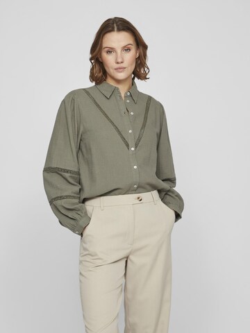 VILA Blouse in Groen: voorkant