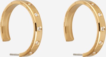 Boucles d'oreilles Kate Spade en or : devant