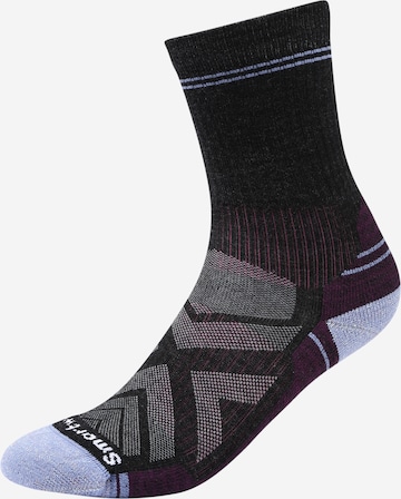 Chaussettes de sport Smartwool en gris : devant