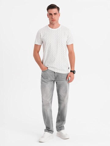 Ombre Shirt in Wit