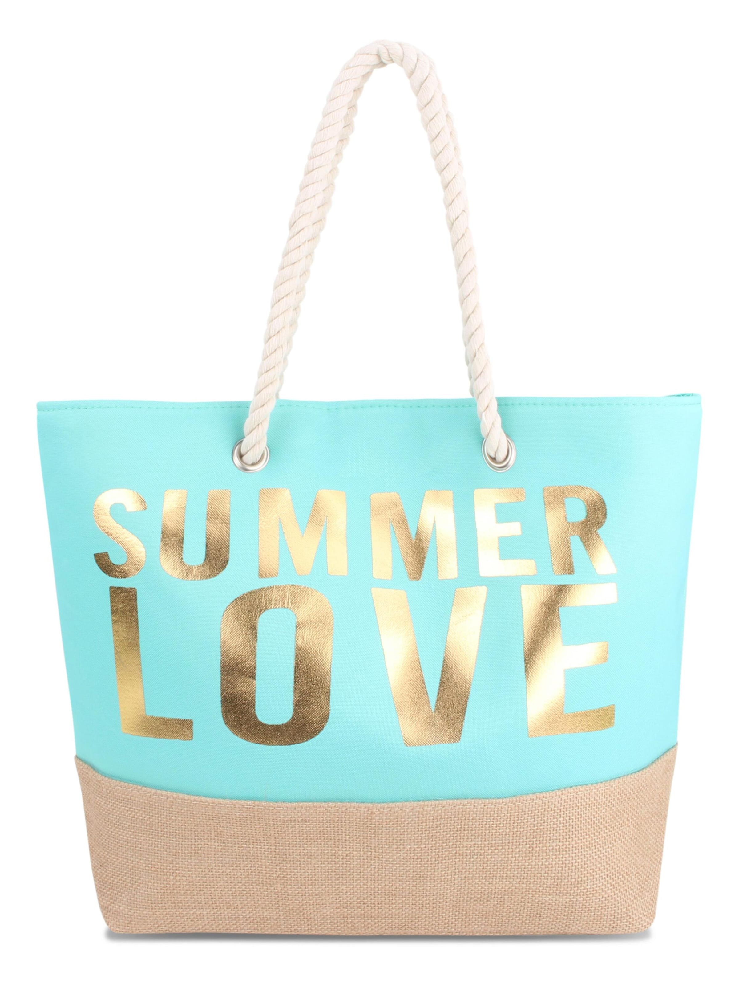 normani Strandtas in Blauw: voorkant