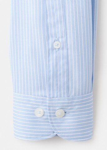 MANGO MAN Regular fit Button Up Shirt 'Fer' in Blue
