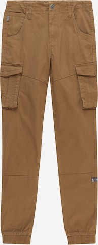 NAME IT - Tapered Pantalón 'Bamgo' en marrón: frente