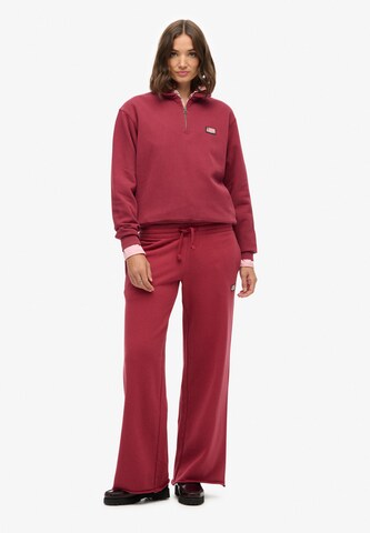 Bootcut Pantalon Superdry en rouge